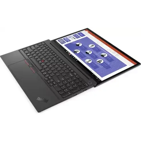 Laptop Lenovo 20YG005JRI ThinkPad E15 Gen 3 AMD Ryzen 5 5500U 256GB SSD 8GB AMD Radeon Graphics FullHD FPR Black