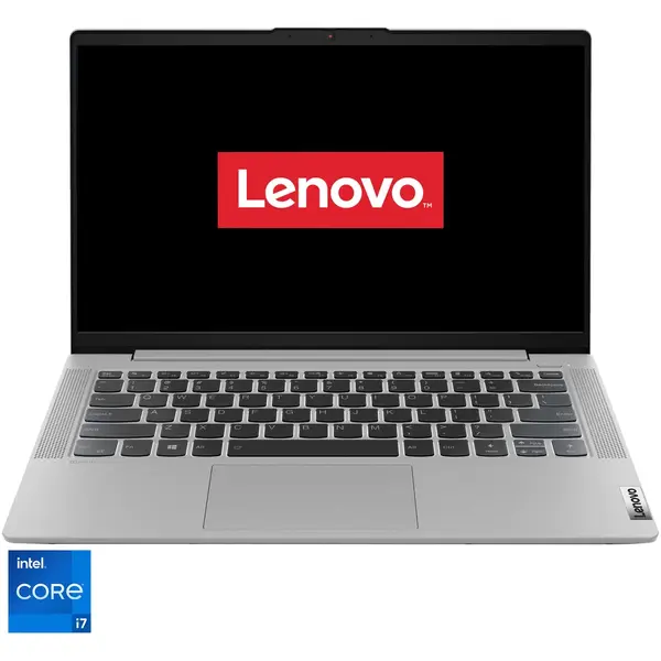 Laptop Lenovo 82FE00R5RM Ultrabook 14'' IdeaPad 5 14ITL05, FHD IPS, Procesor Intel Core i7-1165G7 (12M Cache, up to 4.70 GHz, with IPU), 16GB DDR4, 512GB SSD, Intel Iris Xe, No OS, Platinum Grey
