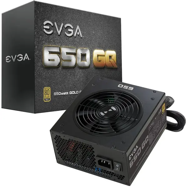 Sursa EVGA 210-GQ-0650-V2 PSU 650 GQ 80+ GOLD 650W Semi Mod