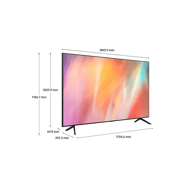 Televizor Samsung 85AU7172, 214 cm, Smart, 4K Ultra HD, LED, Clasa F