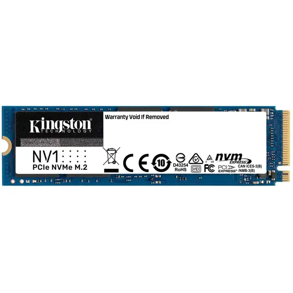 SSD Kingston SNVS/2000G M2-2280, 2TB, PCI Express 3.0 x4 NVMe, R/W speed: 2100MBs/1700MBs