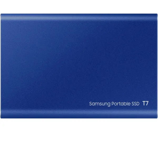 SSD Samsung MU-PC1T0H/WW - 1TB - T7 portabil, USB 3.2, Indigo Blue