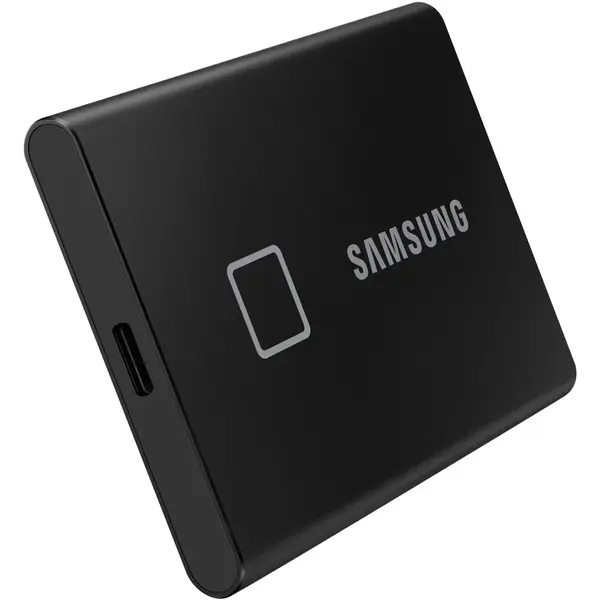 SSD Samsung MU-PC500K/WW -T7 Touch, 500GB, USB 3.2 Gen2, Securizare Amprenta, Negru