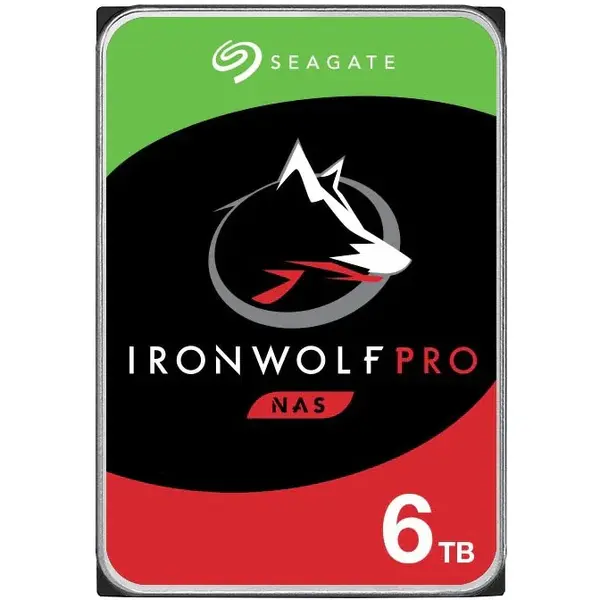 Hard Disk Seagate IronWolf Pro NAS 6TB, 7200rpm, 256MB cache, SATA-III, ST6000NE000