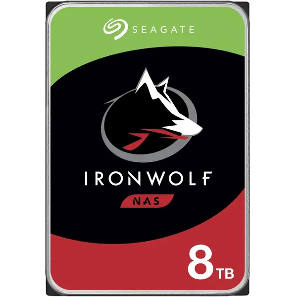 Hard Disk Seagate IronWolf NAS 8TB, 7200rpm, 256 MB cache, SATA-III, ST8000VN004