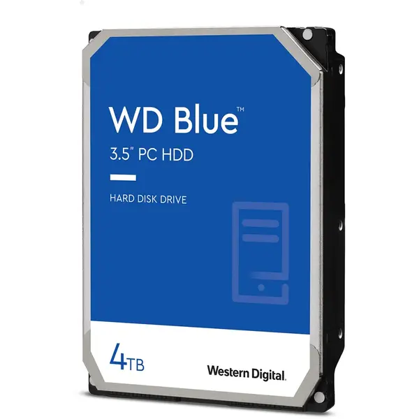 Hard Disk intern, 3.5", 4TB, BLUE, SATA3, IntelliPower (5400rpm), 64MB, adv. format (AF) WD40EZAZ