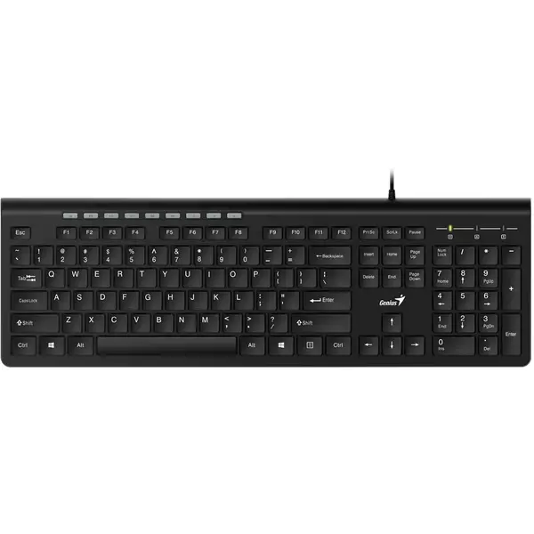 Tastatura Genius SlimStar 230 Keyboard, Negru G-31310010400