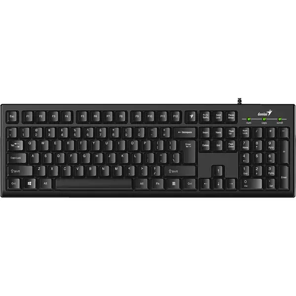 Tastatura Genius KB-100, Negru, USB, G-31300005400