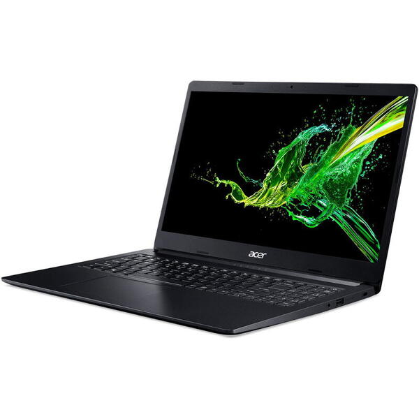 Laptop Acer Aspire 3 A315-34, 15.6 inch, Full HD, Procesor Intel Celeron N4120, 4GB DDR4, 256GB SSD, GMA UHD 600, No OS, Black