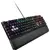 Tastatura Asus gaming mecanica ROG Strix Scope Deluxe, RGB, switch-uri Cherry MX Red, cadru din aluminiu, suport ergonomic detasabil, taste suplimentare WASD argintii, iluminare Aura Sync, Negru