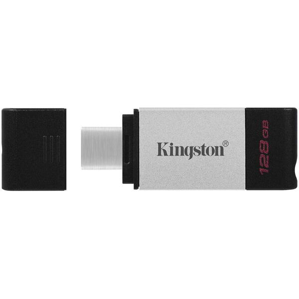 Memory stick Kingston DT80/128GB, DataTraveler 80, 128GB, USB-C 3.2 Gen 1