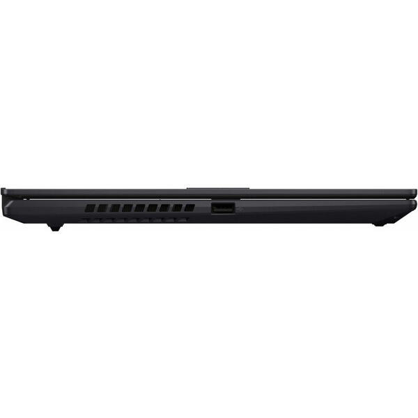Laptop Asus M3502QA-MA017, 15.6'' Vivobook S 15 OLED M3502QA, 2.8K 120Hz, Procesor AMD Ryzen 7 5800H (16M Cache, up to 4.4 GHz), 16GB DDR4, 1TB SSD, Radeon, No OS, Indie Black