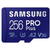 Card de memorie Samsung PRO Plus + Cititor USB carduri micro-SDXC, MB-MD256KB/WW, 256GB