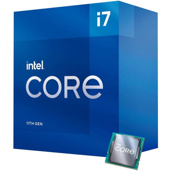 Procesor Intel Rocket Lake, Core i7 11700 2.5GHz box
