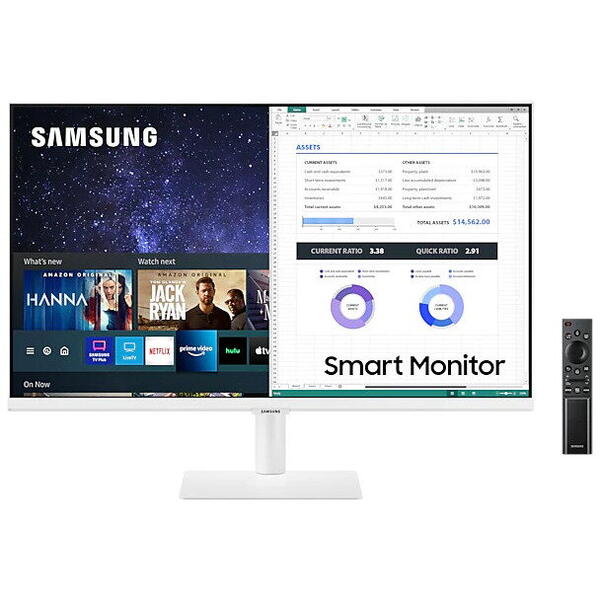 Monitor Samsung Smart LS32AM501NUXEN, 32 inch, FHD VA 8 ms, 60 Hz, HDR