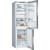 Combina frigorifica Bosch KGE36ALCA, 308 l, Low Frost, VitaFresh, Clasa C, H 186 cm, Argintiu