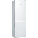 Combina frigorifica Bosch KGE36AWCA , 308 l, Low Frost, VitaFresh, Super-congelare, FreshSense, Compresor Intelligent Inverter, Clasa C, H 186 cm, Alb