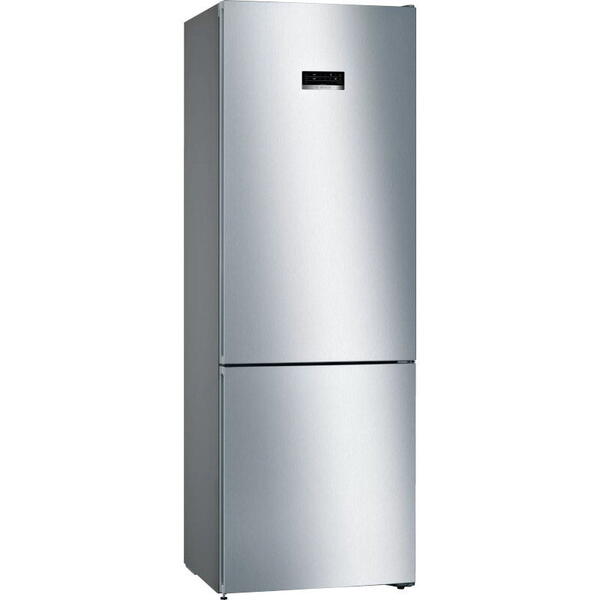 Combina frigorifica Bosch KGN49XIEA, 438 l, NoFrost, VitaFresh, Clasa E, H 203 cm, Inox antiamprenta