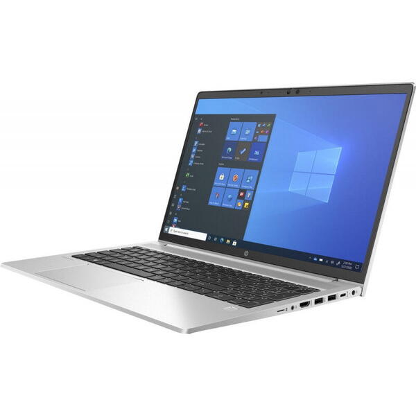 Laptop HP 3S8M7EA, 15.6 inch ProBook 650 G8, FHD IPS, Procesor Intel Core i7-1165G7 (12M Cache, up to 4.70 GHz, with IPU), 16GB DDR4, 512GB SSD, Intel Iris Xe, Win 10 Pro, Silver
