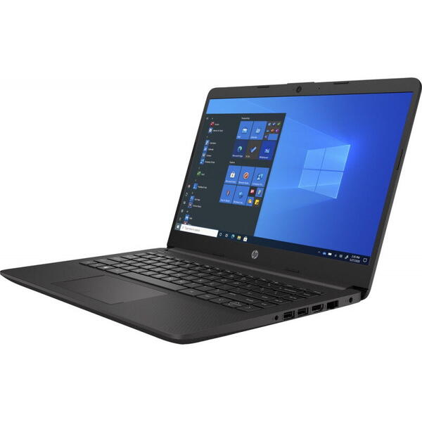 Laptop HP 203B1EA, 14 inch, 240 G8, HD, Procesor Intel Core i5-1035G1 (6M Cache, up to 3.60 GHz), 8GB DDR4, 256GB SSD, GMA UHD, Free DOS, Dark Ash Silver