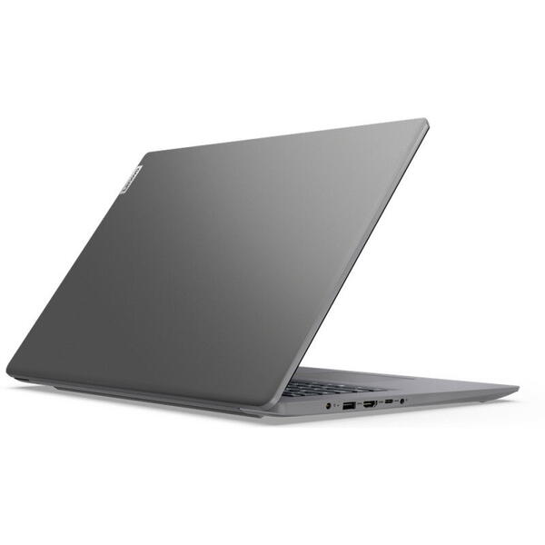 Laptop Lenovo 82NX00CVRM, 17.3 inch, V17 G2 ITL, FHD IPS, Procesor Intel Core i7-1165G7 (12M Cache, up to 4.70 GHz, with IPU), 8GB DDR4, 512GB SSD, GeForce MX350 2GB, Win 10 Pro, Iron Grey