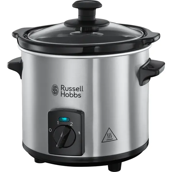 Multicooker Russell Hobbs Slow cooker Compact Home 25570-56, 145 W, 2 L, Design compact, Vas ceramic, Inox