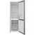 Combina frigorifica Heinner HCNF-V291SE++, 294 l, No Frost Multicooling, Clasa E, Freezer Shield, Iluminare LED, functie ECO, H 186 cm, Argintiu