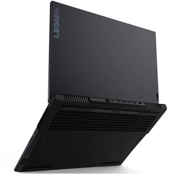 Laptop Lenovo 82JM0020RM, Gaming 17.3 inch Legion 5 17ITH6H, FHD IPS 144Hz, Procesor Intel Core i5-11400H (12M Cache, up to 4.50 GHz), 8GB DDR4, 512GB SSD, GeForce RTX 3060 6GB, No OS, Phantom Blue