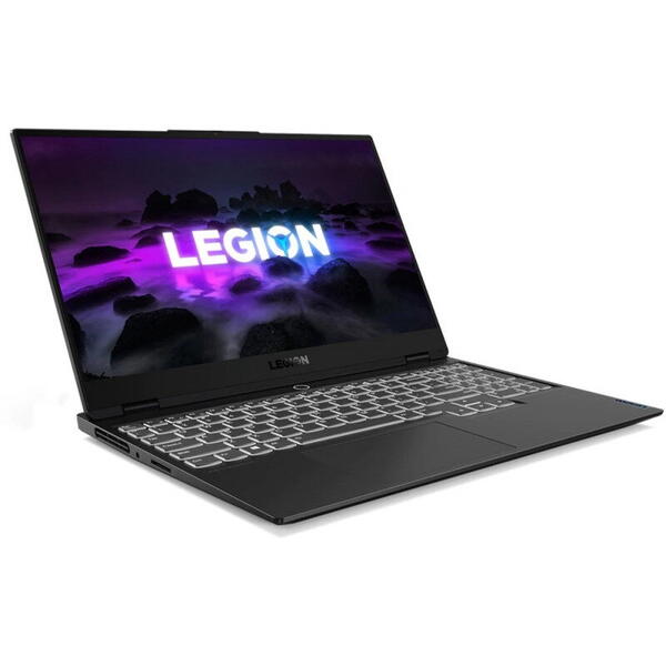 Laptop Lenovo 82NW005TRM, Gaming 15.6 inch, Legion 5 15ACH6A, FHD IPS 165Hz, Procesor AMD Ryzen 7 5800H (16M Cache, up to 4.4 GHz), 16GB DDR4, 1TB SSD, Radeon RX 6600M 8GB, No OS, Phantom Blue