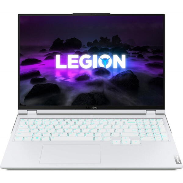 Laptop Lenovo 82JS000DRM, Gaming 16 inch, Legion 5 Pro 16ACH6H, WQXGA IPS 165Hz G-Sync, Procesor AMD Ryzen 5 5600H (16M Cache, up to 4.2 GHz), 8GB DDR4, 512GB SSD, GeForce RTX 3050 Ti 4GB, No OS, Stingray
