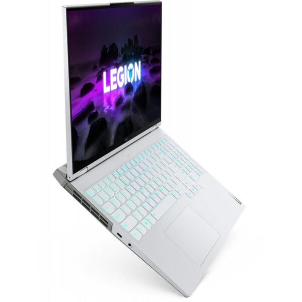 Laptop Lenovo 82JS000DRM, Gaming 16 inch, Legion 5 Pro 16ACH6H, WQXGA IPS 165Hz G-Sync, Procesor AMD Ryzen 5 5600H (16M Cache, up to 4.2 GHz), 8GB DDR4, 512GB SSD, GeForce RTX 3050 Ti 4GB, No OS, Stingray