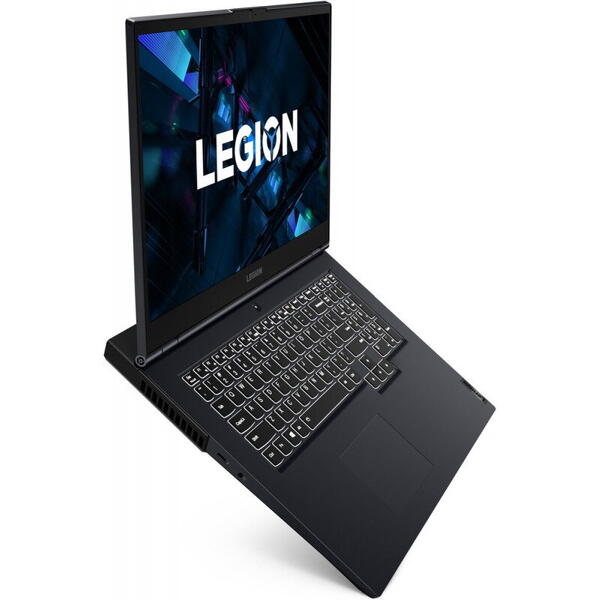 Laptop Lenovo 82JM0022RM, Gaming 17.3 inch, Legion 5 17ITH6H, FHD IPS 144Hz, Procesor Intel Core i5-11400H (12M Cache, up to 4.50 GHz), 16GB DDR4, 1TB SSD, GeForce RTX 3060 6GB, No OS, Phantom Blue