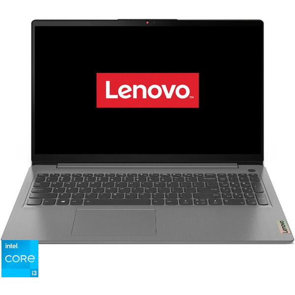 Laptop Lenovo 82H801F4RM, 15.6 inch, IdeaPad 3 15ITL6, FHD IPS, Procesor Intel Core i3-1115G4 (6M Cache, up to 4.10 GHz), 4GB DDR4, 512GB SSD, GMA UHD, No OS, Arctic Grey