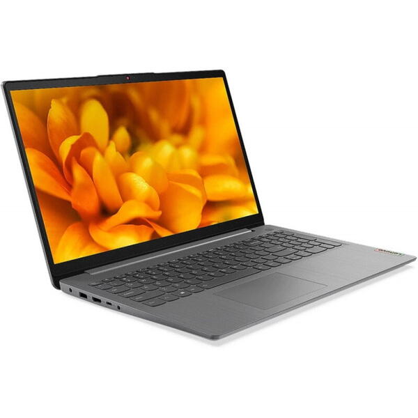 Laptop Lenovo 82H801F4RM, 15.6 inch, IdeaPad 3 15ITL6, FHD IPS, Procesor Intel Core i3-1115G4 (6M Cache, up to 4.10 GHz), 4GB DDR4, 512GB SSD, GMA UHD, No OS, Arctic Grey