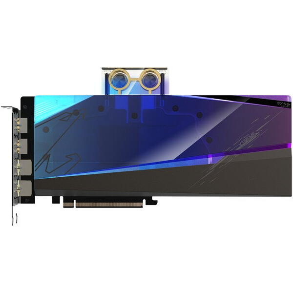 Placa video Gigabyte AORUS Radeon, RX 6900 XT, XTREME WATERFORCE, WB 16GB, GDDR6, 256-bit