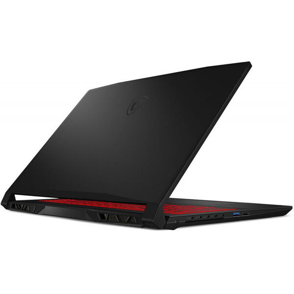 Laptop MSI 9S7-158112-275, Gaming 15.6 inch, Katana GF66 11UE, FHD 144Hz, Procesor Intel Core i5-11400H (12M Cache, up to 4.50 GHz), 16GB DDR4, 512GB SSD, GeForce RTX 3060 6GB, No OS, Black