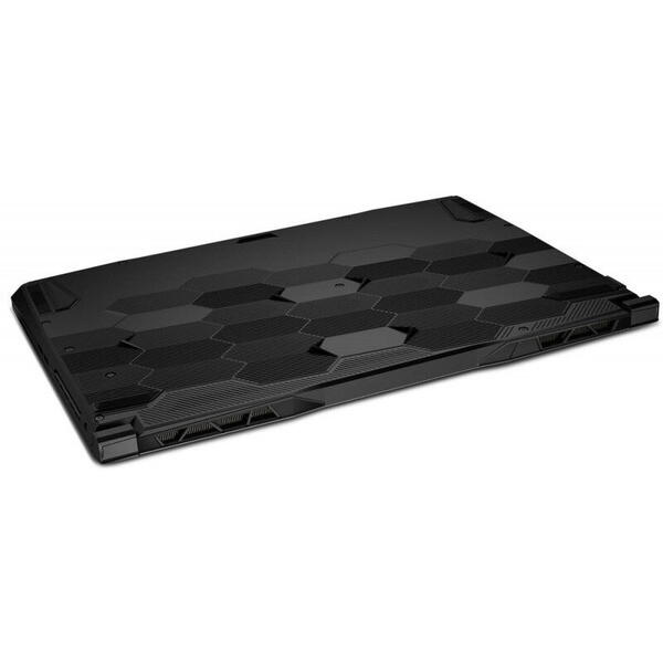 Laptop MSI 9S7-158422-229, Gaming 15.6 inch, Katana GF66 12UC, FHD 144Hz, Procesor Intel Core i5-12500H (18M Cache, up to 4.50 GHz), 16GB DDR4, 512GB SSD, GeForce RTX 3050 4GB, No OS, Black