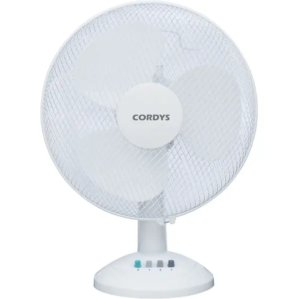 Ventilator de birou Vivax CVE-31T Cordys, Putere 40 W, Oscilatii, Alb