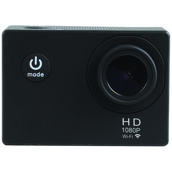 Camera video Clip Sonic X101PC, Wifi, 720p, Carcasa Waterproof, Supoprt de prindere pentru bicicleta, Negru