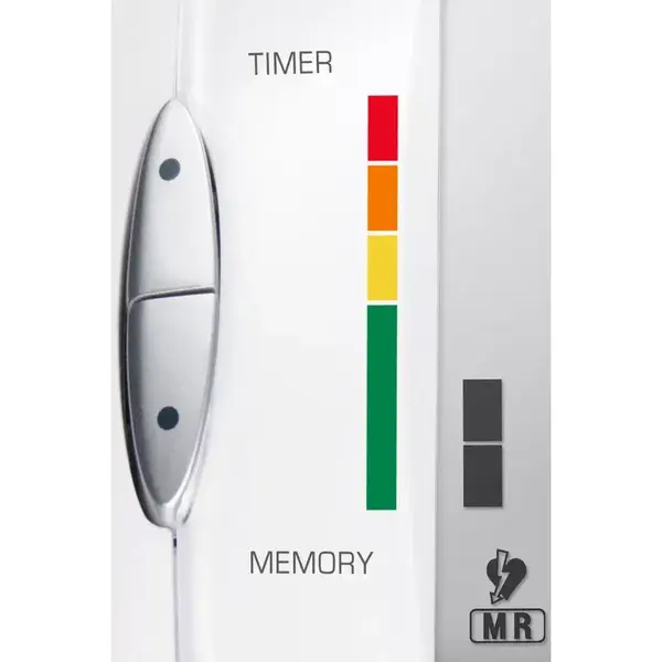 Tensiometru MTP PRO 51090, Indicator de aritmie, Functie de memorare pentru 2 utilizatori, Sac de depozitare, Alb