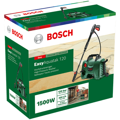 Aparat de curatat cu presiune Bosch EasyAquatak 120, 1500 W, 350 l/h, 120 bar