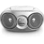  Philips Microsistem audio, AZ215S/12, CD-R, CD-RW, FM stereo, Argintiu