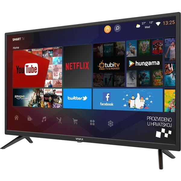 Televizor VIVAX TV-32LE113T2S2SM V2 SMART TV LED, 32inch, HD Ready, Android 9, DVB-T2/C/S2, 2xHDMI, CI+ Slot