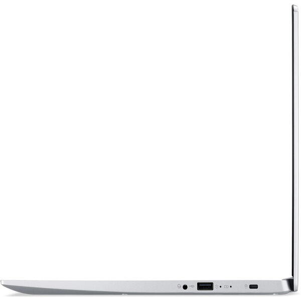 Laptop Acer NX.A82EX.006, 15.6 inch, Aspire 5 A515-45, FHD IPS, Procesor AMD Ryzen 5 5500U (8M Cache, up to 4.0 GHz), 16GB DDR4, 512GB SSD, Radeon, No OS, Silver