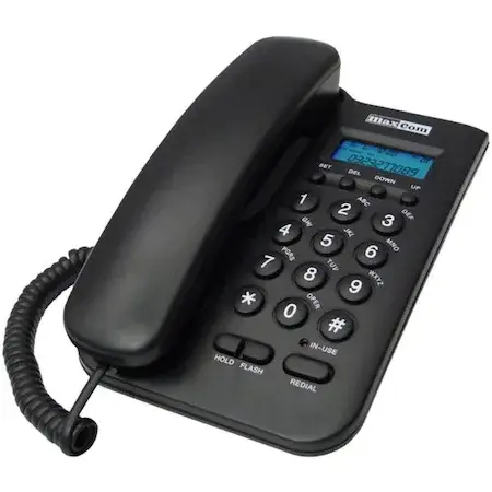 Telefon cu fir KXT100, Black