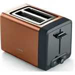 Toaster Bosch Prajitor de paine DesignLine TAT4P429, 970W, 2 felii de paine, Cupru