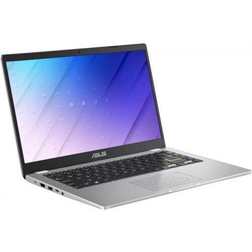 Laptop Asus ultraportabil E410MA cu procesor Intel Celeron N4020 pana la 2.80 GHz, 14", 4GB, 256GB M.2 NVMe PCIe® 3.0 SSD, Intel® UHD Graphics 600, No OS