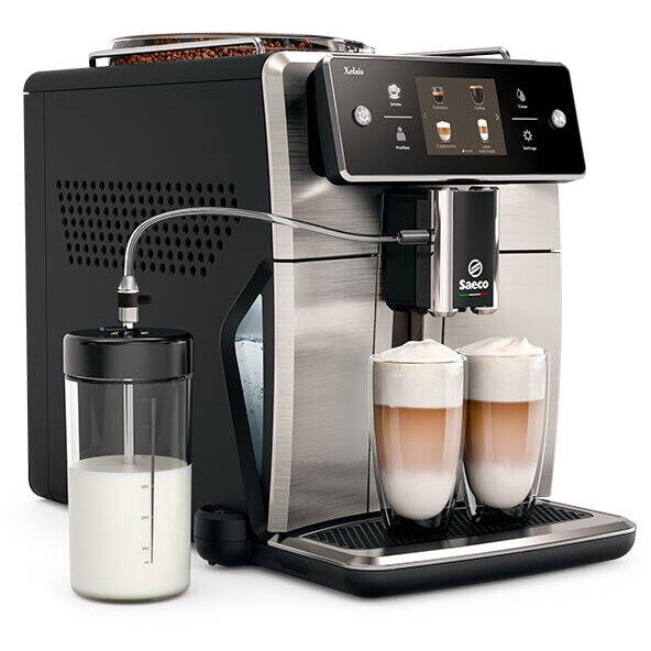 Espressor automat Philips-Saeco complet GranAroma Deluxe SM6680/00 18 varietati de cafea,6 profiluri de utilizator, ecran TFT color
