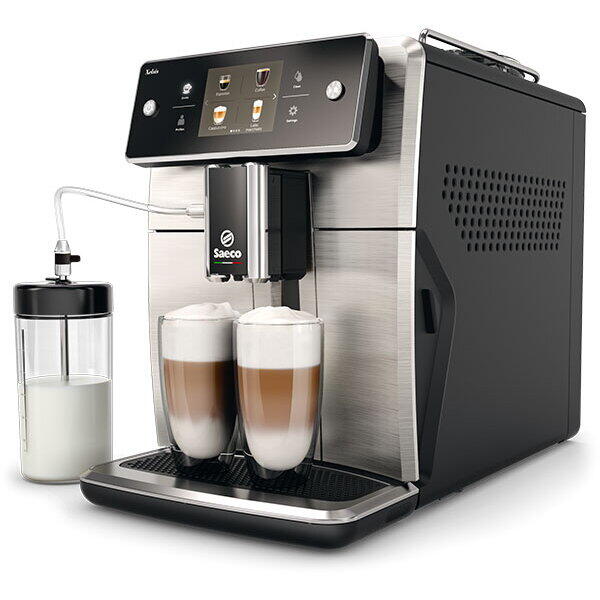 Espressor automat Philips-Saeco complet GranAroma Deluxe SM6680/00 18 varietati de cafea,6 profiluri de utilizator, ecran TFT color
