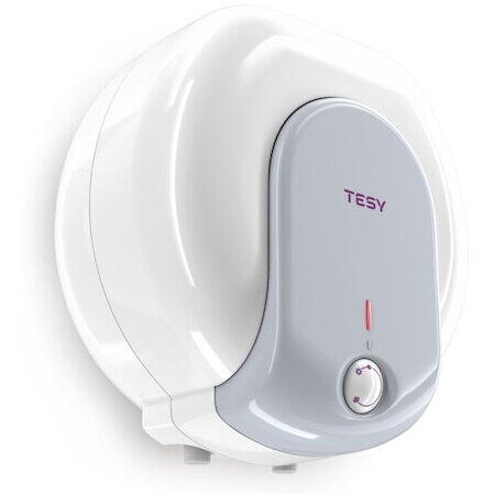 Boiler Tesy electric Compact GCA1015L52RC, 10 L, 1500W, termostat reglabil, montaj deasupra chiuvetei